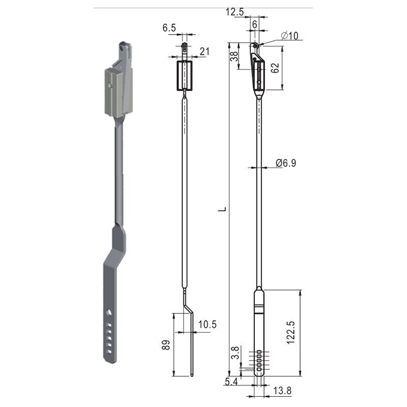 LG002-1A Verbindungsstangen-Industrieschlosszubehör