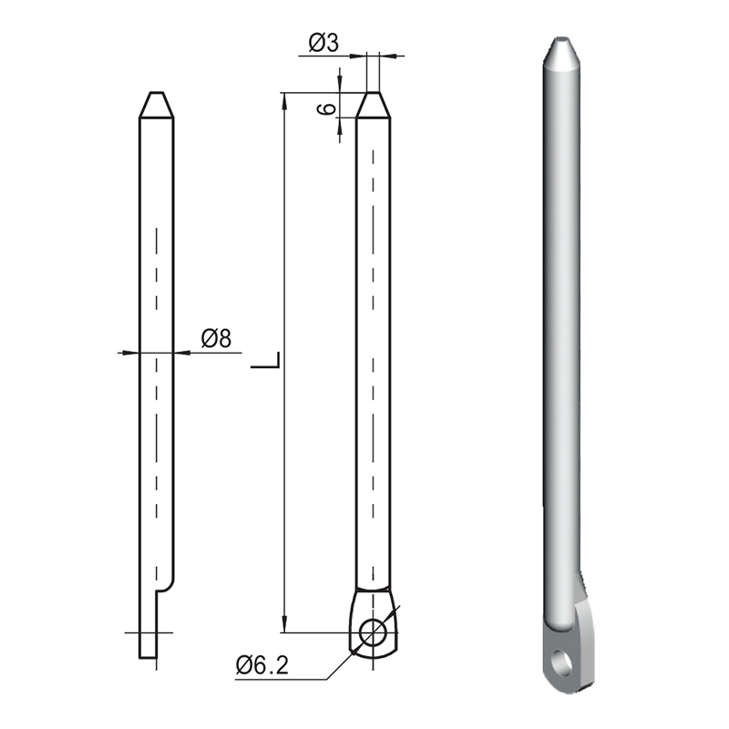 LG007-A Nylon-Rollen-Zubehör für Industrie-Pleuelstangen