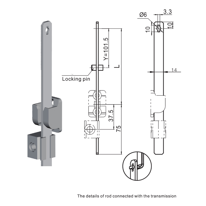 LG010 mit Sicherungsstift-Pleuelstangenzubehör